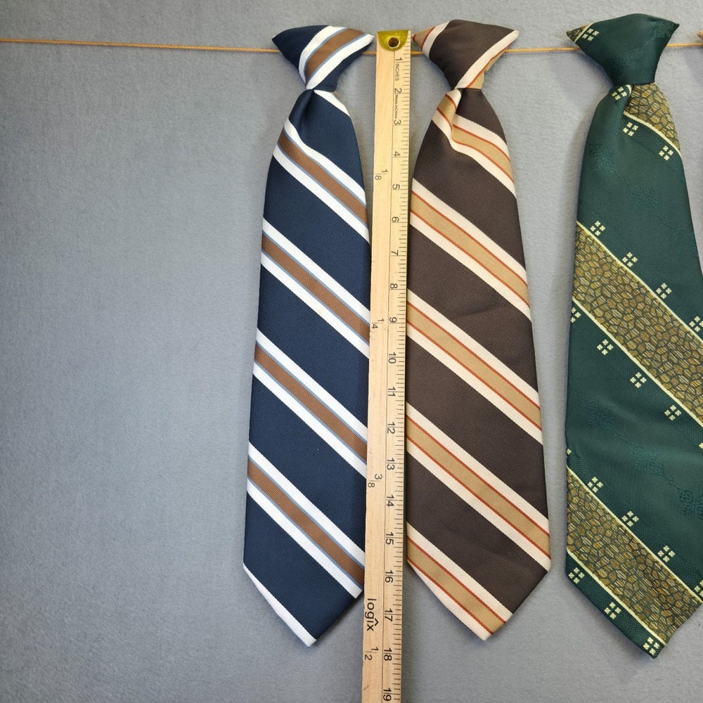 5- Vintage Story Cravats Clip on Men's Neck Ties - Picture 2 of 7